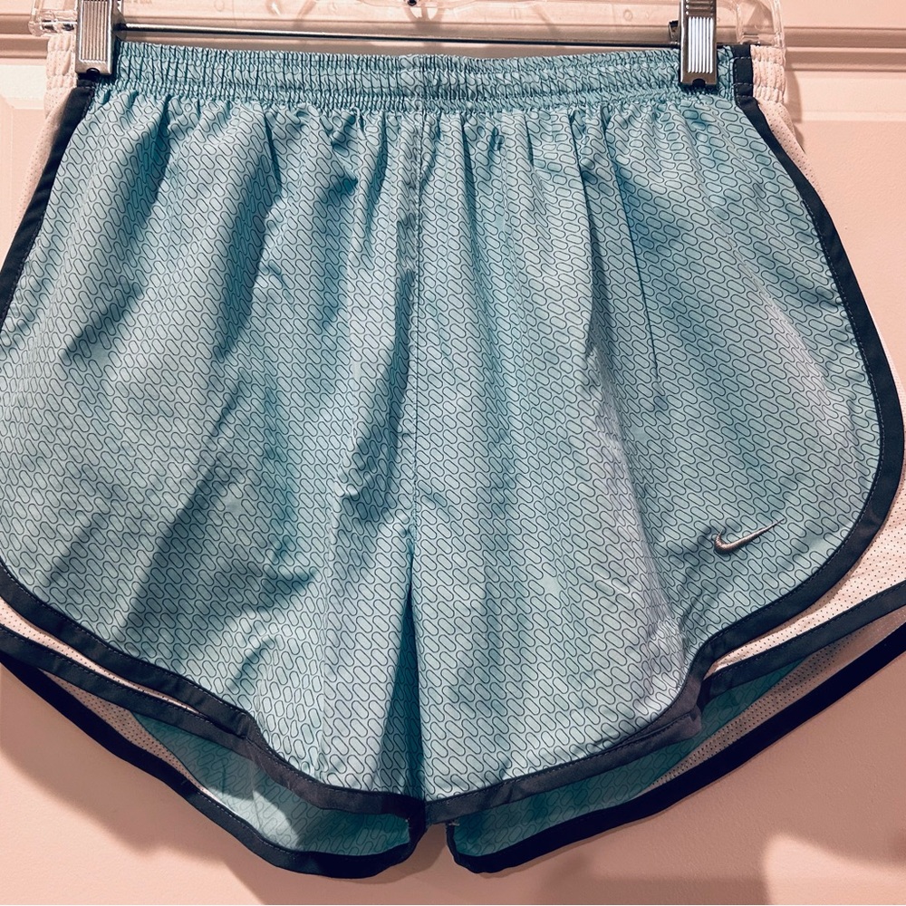 Nike Women's Light Blue Athletic Shorts